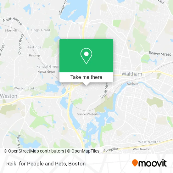 Reiki for People and Pets map