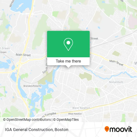 IGA General Construction map