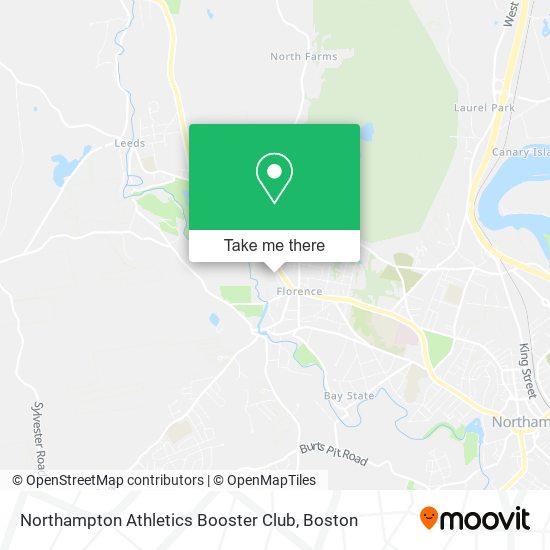 Northampton Athletics Booster Club map