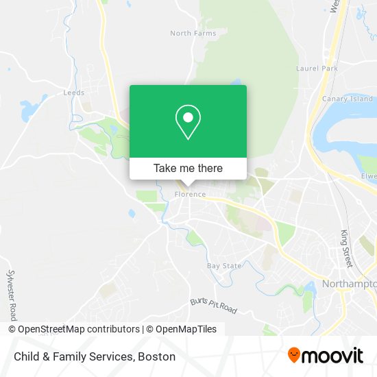 Child & Family Services map