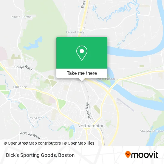 Dick's Sporting Goods map