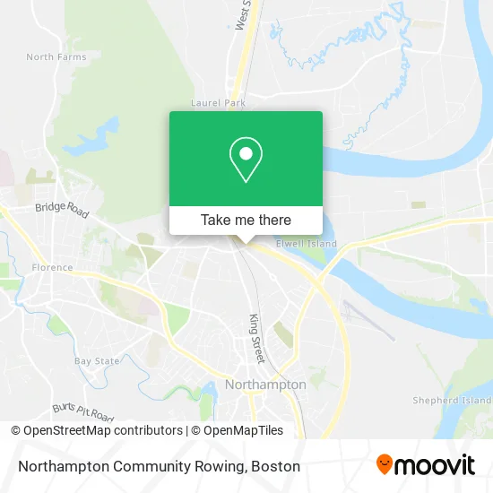 Mapa de Northampton Community Rowing