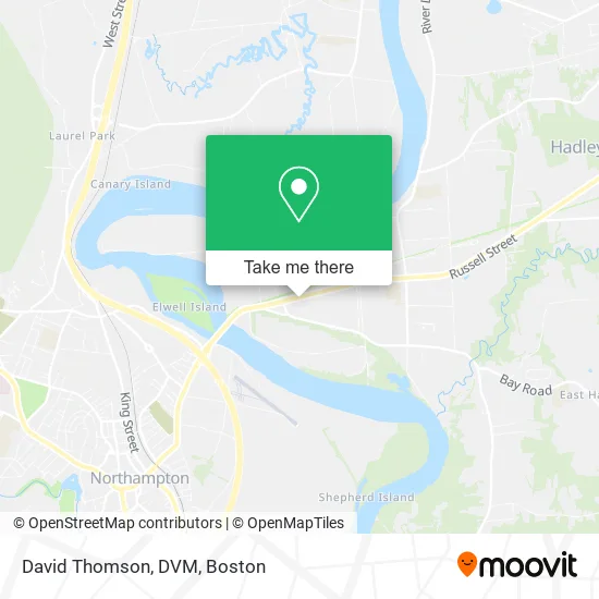 Mapa de David Thomson, DVM