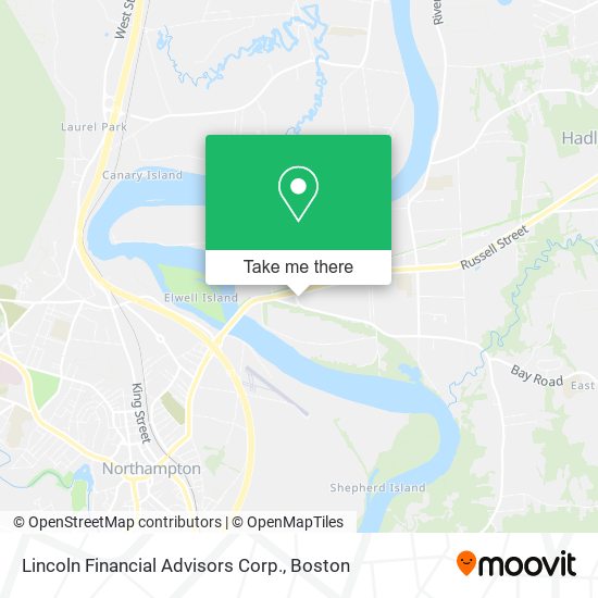 Mapa de Lincoln Financial Advisors Corp.