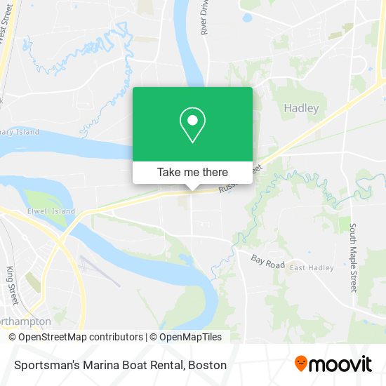 Sportsman's Marina Boat Rental map