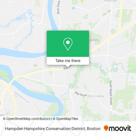 Mapa de Hampden Hampshire Conservation District