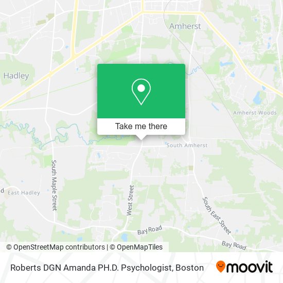 Roberts DGN Amanda PH.D. Psychologist map