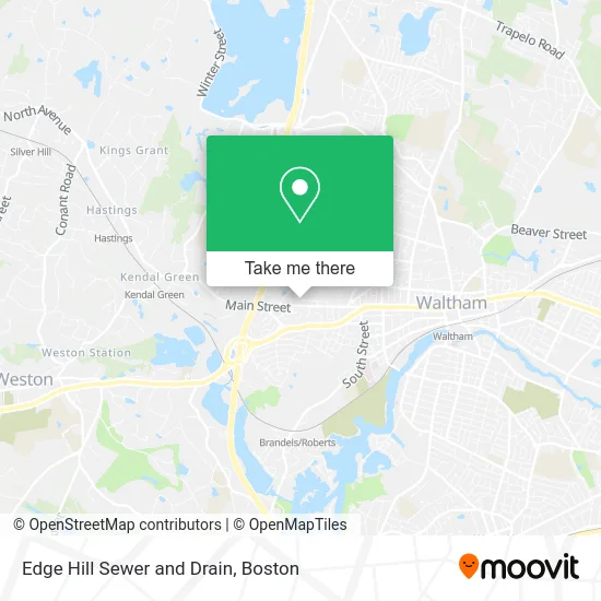 Edge Hill Sewer and Drain map