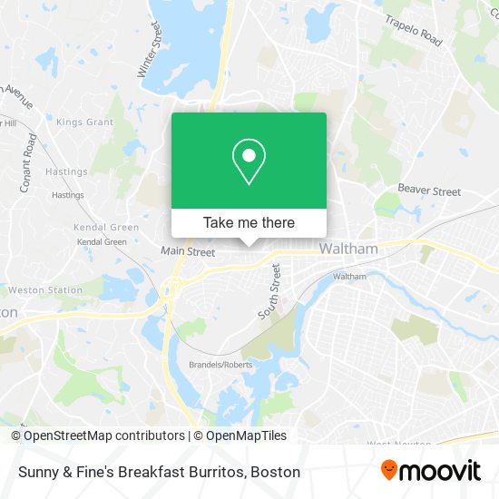 Mapa de Sunny & Fine's Breakfast Burritos