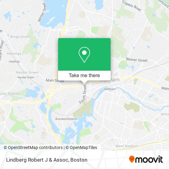 Lindberg Robert J & Assoc map