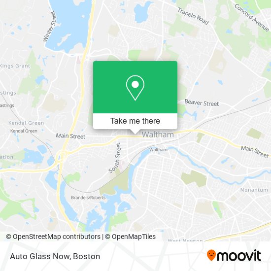 Mapa de Auto Glass Now