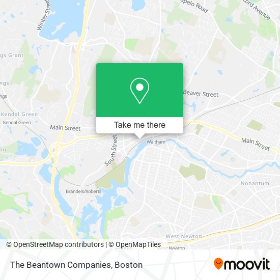 The Beantown Companies map