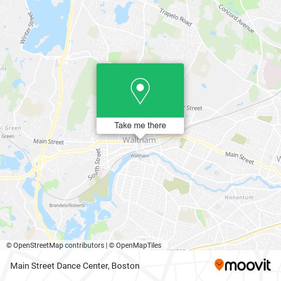 Main Street Dance Center map