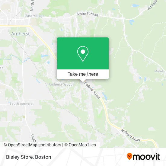 Bisley Store map
