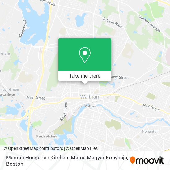 Mama's Hungarian Kitchen- Mama Magyar Konyhája map