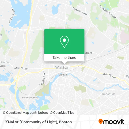 B'Nai or (Community of Light) map