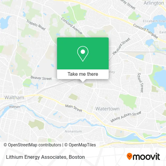 Lithium Energy Associates map