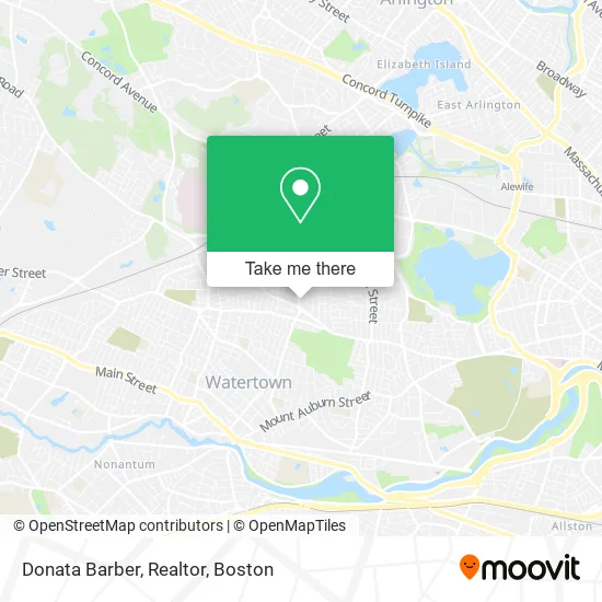 Donata Barber, Realtor map