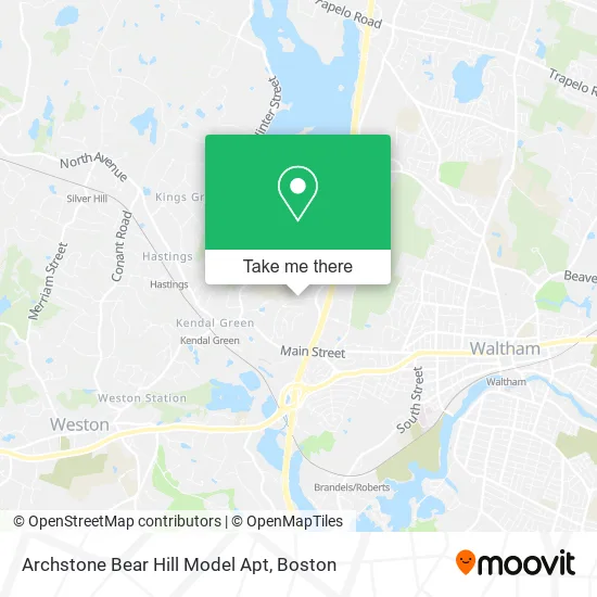 Mapa de Archstone Bear Hill Model Apt