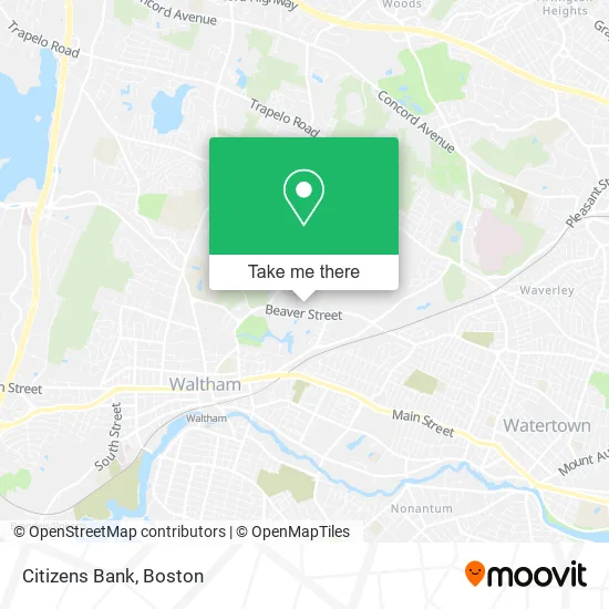 Citizens Bank map