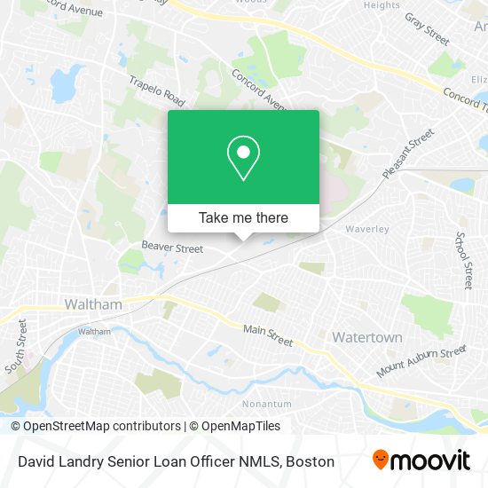 David Landry Senior Loan Officer NMLS map