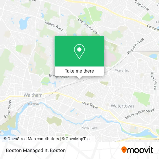 Boston Managed It map