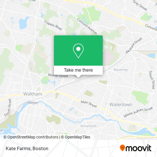 Mapa de Kate Farms