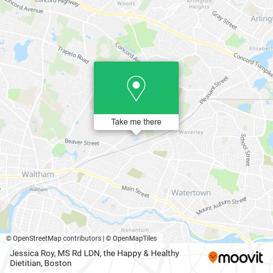 Mapa de Jessica Roy, MS Rd LDN, the Happy & Healthy Dietitian