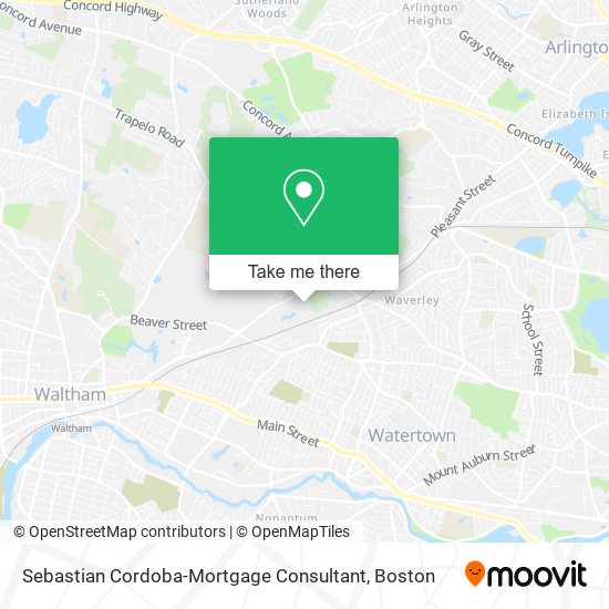 Mapa de Sebastian Cordoba-Mortgage Consultant