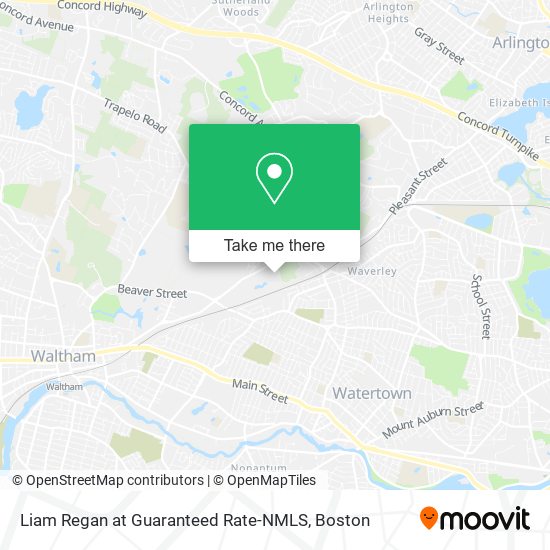 Liam Regan at Guaranteed Rate-NMLS map