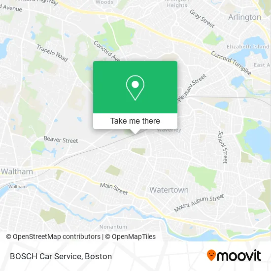 BOSCH Car Service map
