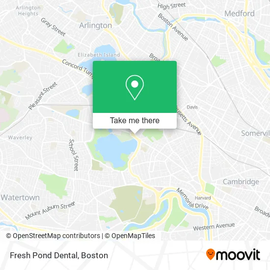 Fresh Pond Dental map