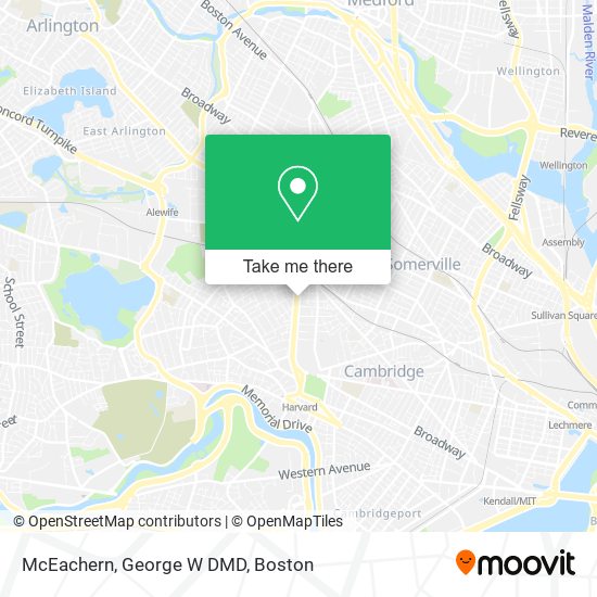 McEachern, George W DMD map
