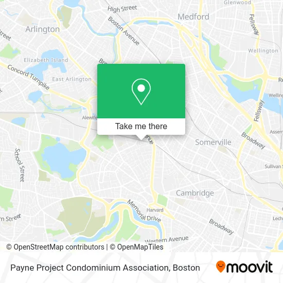 Payne Project Condominium Association map
