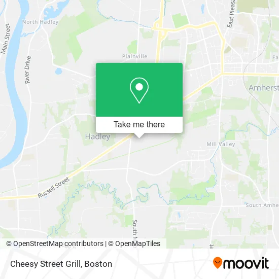Cheesy Street Grill map