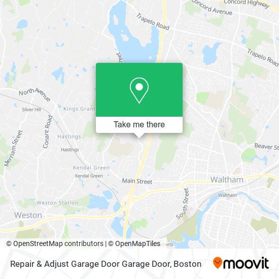 Mapa de Repair & Adjust Garage Door Garage Door