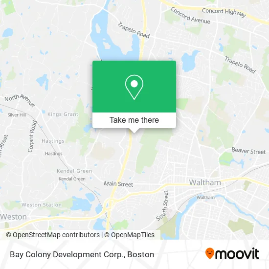 Mapa de Bay Colony Development Corp.