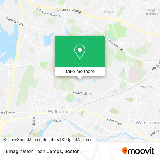 Emagination Tech Camps map