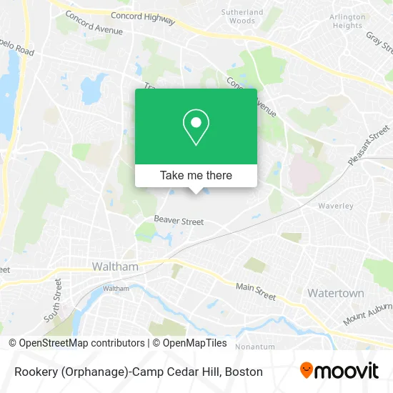 Rookery (Orphanage)-Camp Cedar Hill map