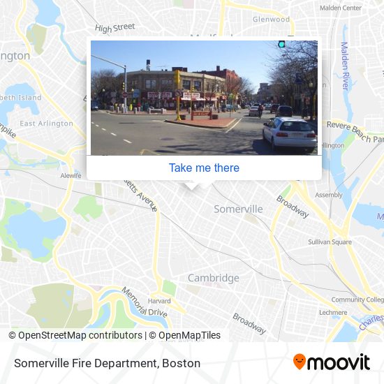 Somerville Fire Department map