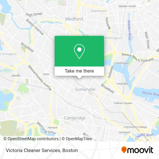 Victoria Cleaner Services map