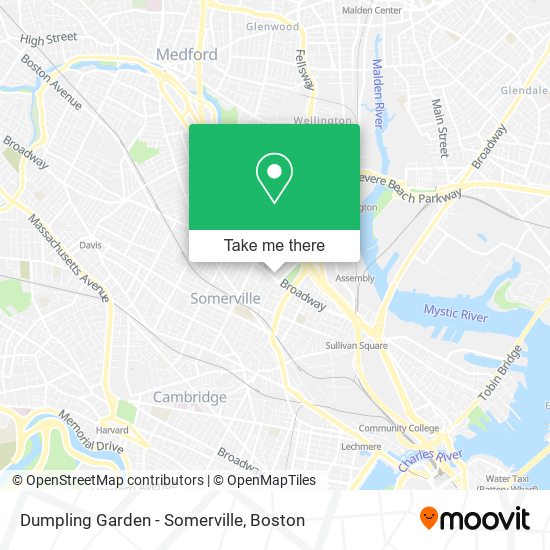 Dumpling Garden - Somerville map