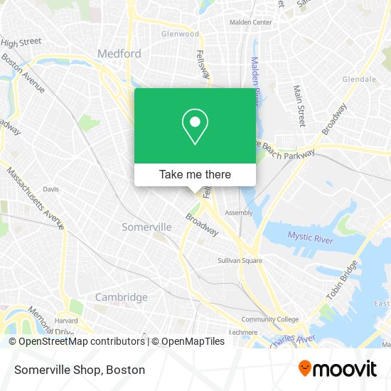 Mapa de Somerville Shop