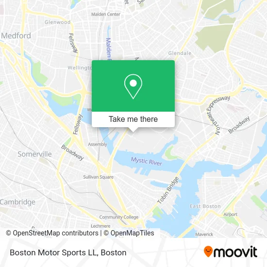 Boston Motor Sports LL map