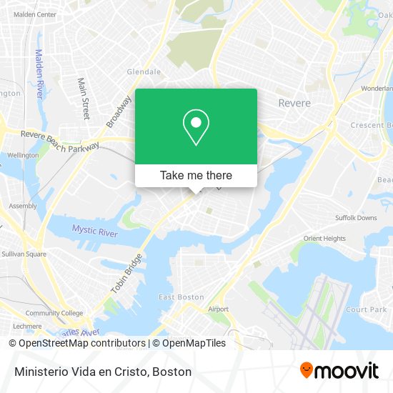 Ministerio Vida en Cristo map
