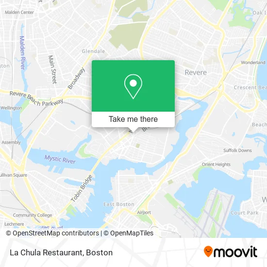 La Chula Restaurant map