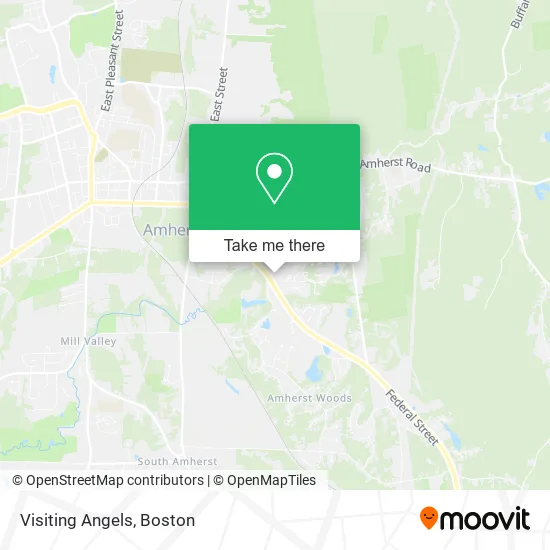 Visiting Angels map