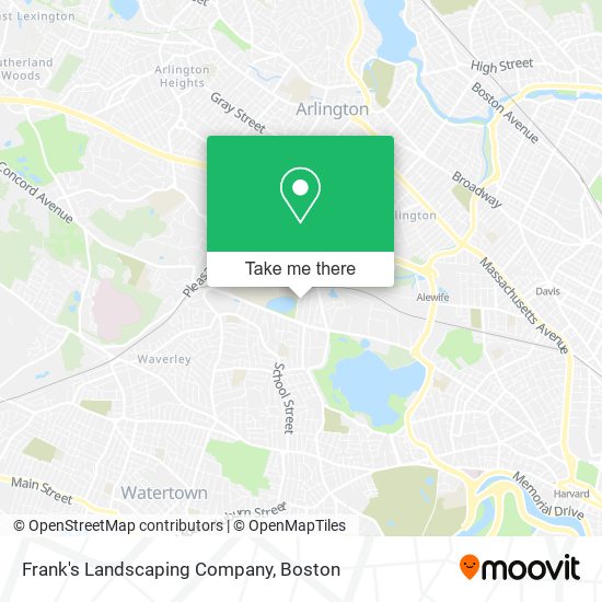 Mapa de Frank's Landscaping Company