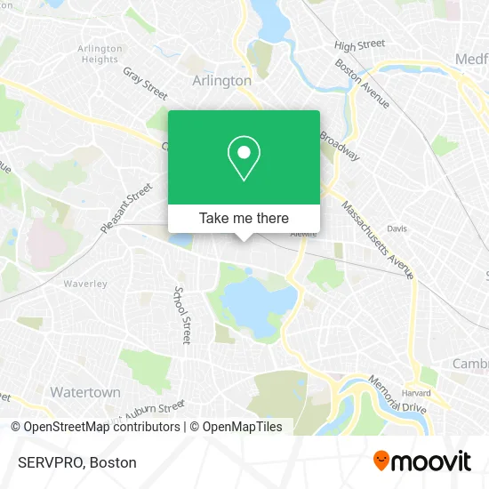 SERVPRO map