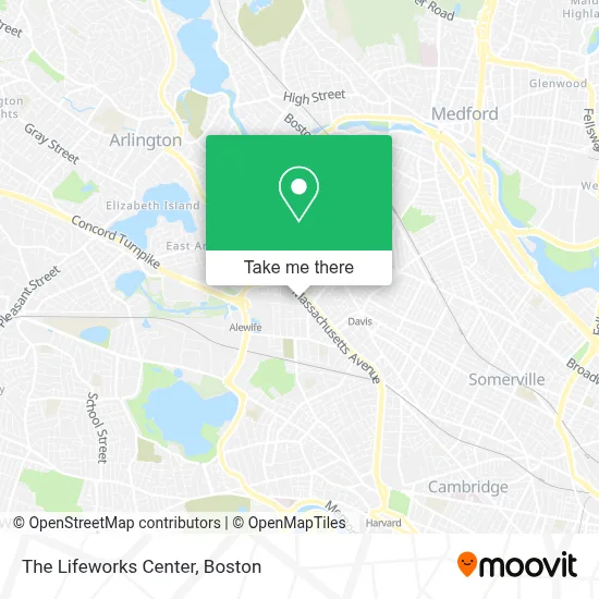 The Lifeworks Center map